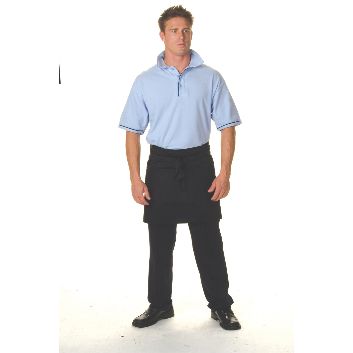 P/C Short Apron With Pocket