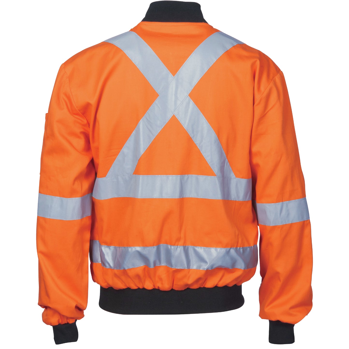 HiVis Cotton Bomber Jacket with Back & additional CSR R/Tape below