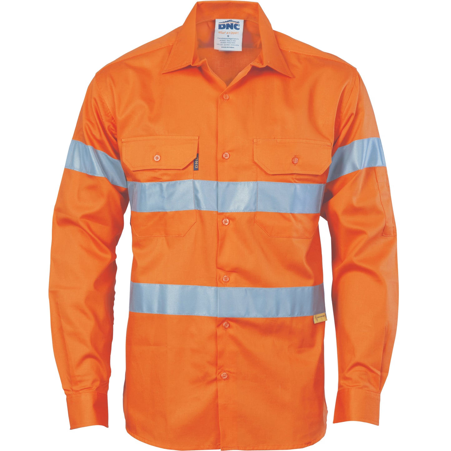 HiVis Drill Shirt with 3M R/Tape - long sleeve