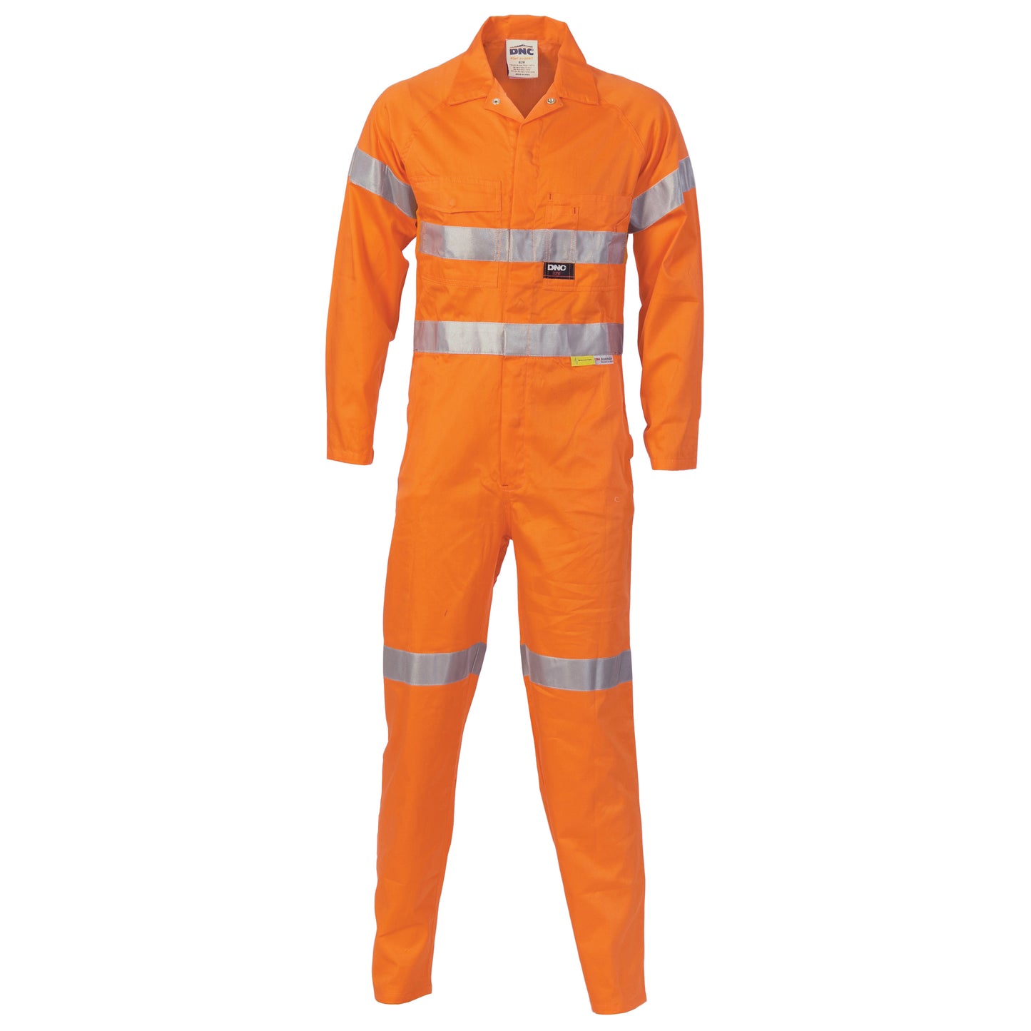 HiVis Cotton Coverall with 3M R/Tape