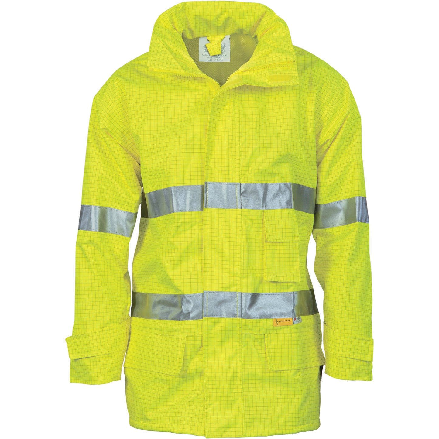 HiVis Breathable Anti-Static Jacket with 3M R/Tape