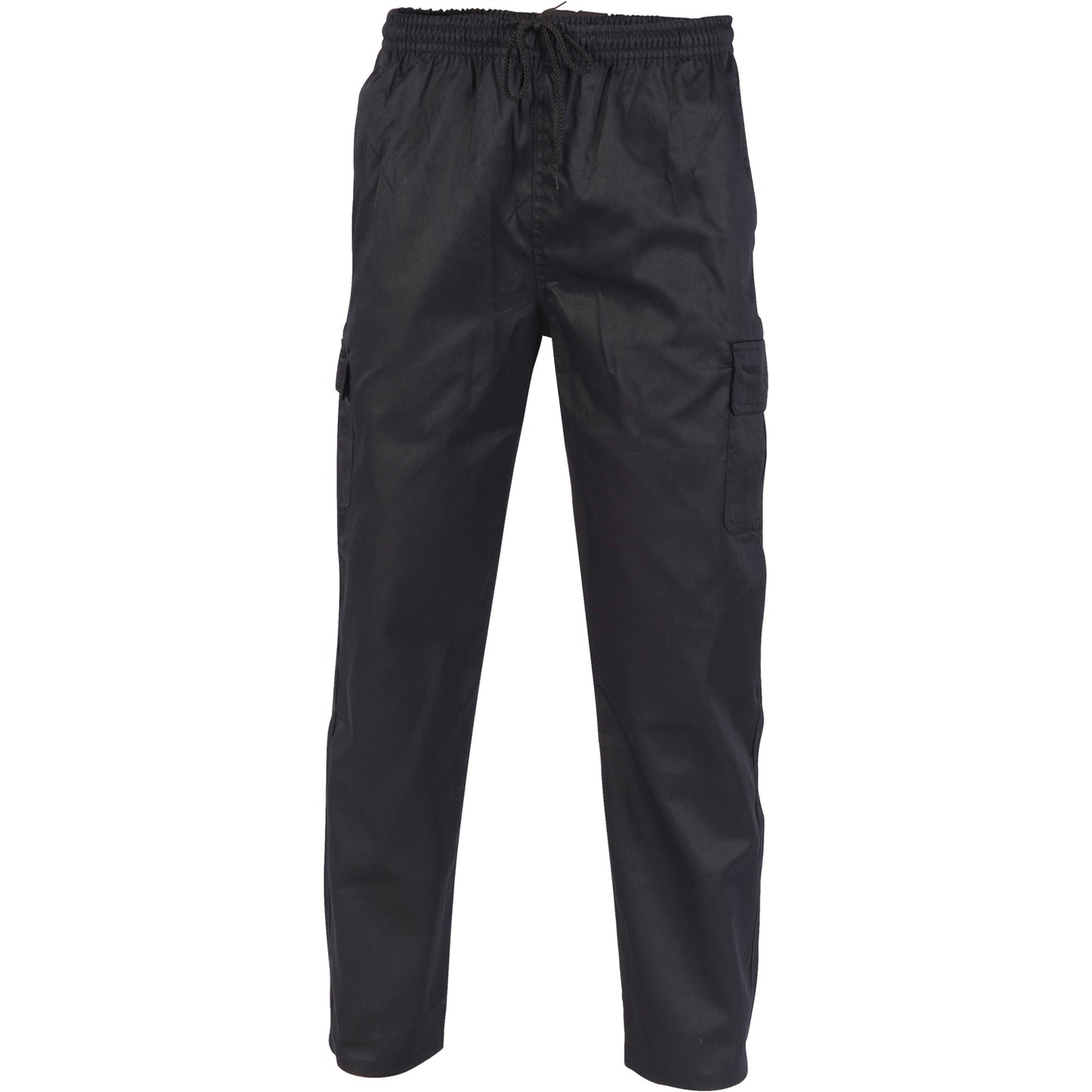 Drawstring Poly Cotton Cargo Pants