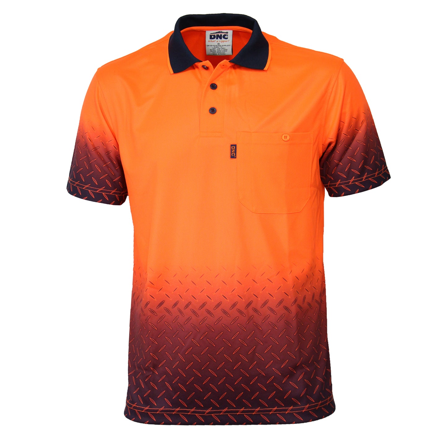 OCEAN HIVIS SUBLIMATED POLO