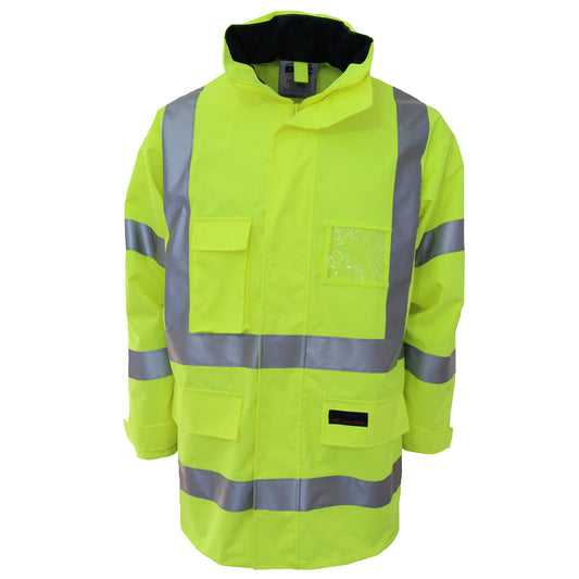 HiVis Breathable Rain Jacket Biomotion tape