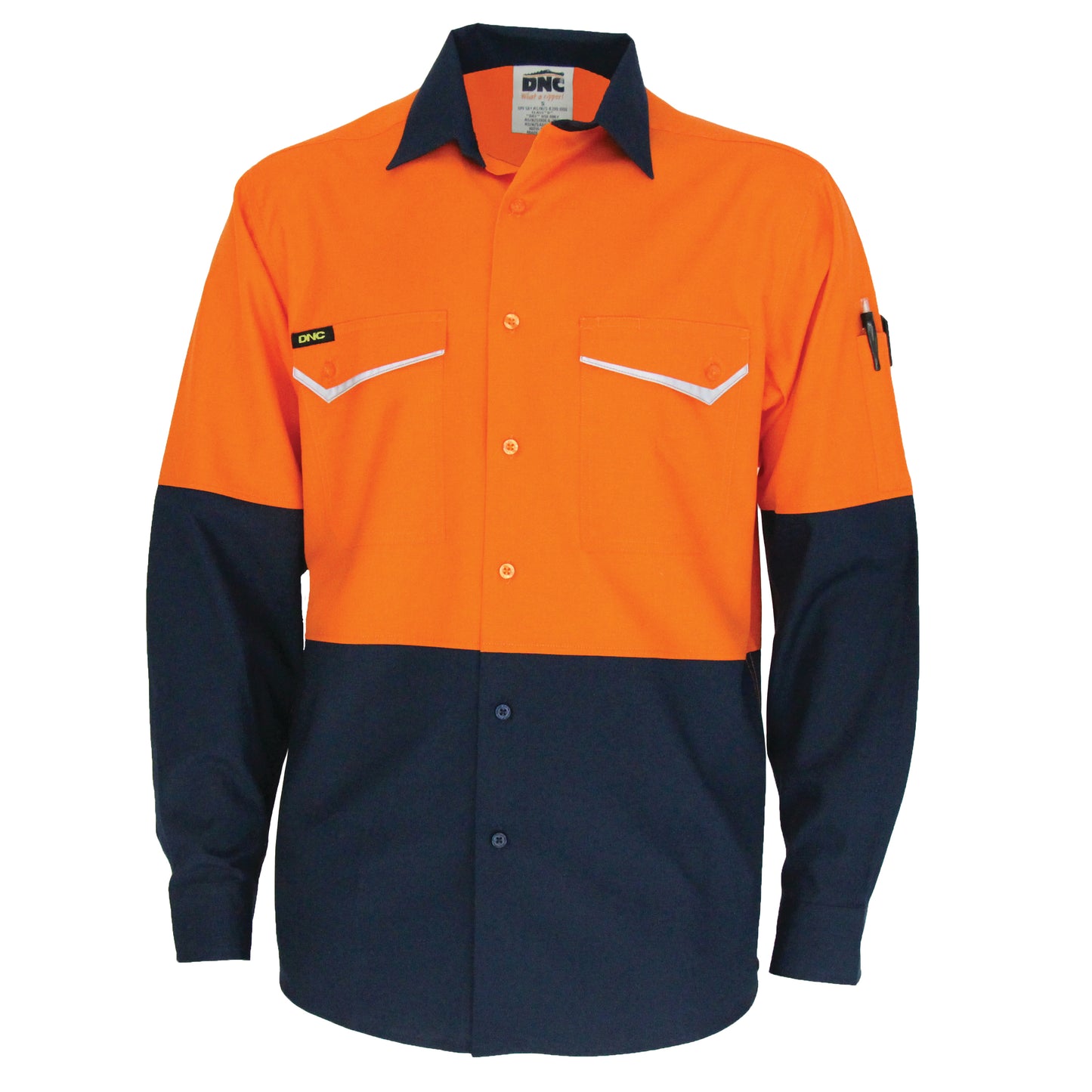 Two-Tone RipStop Cotton Cool Shirt, L/S