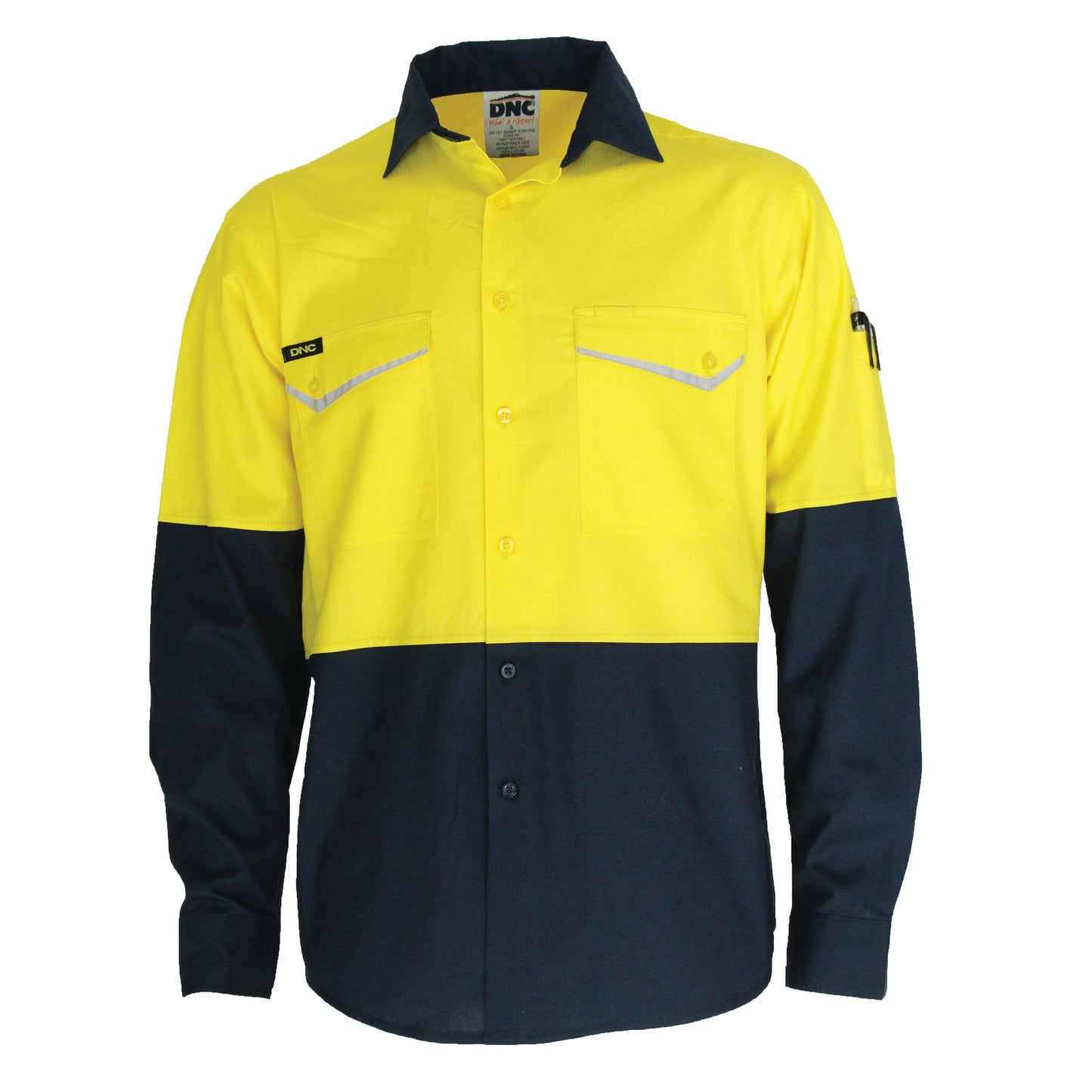 HiVis 2 Tone Segment Taped Coolight Shirt