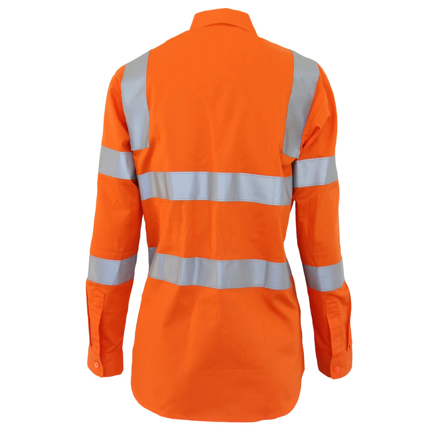 Ladies HiVis L/W Cotton VIC Rail CSR Shirt