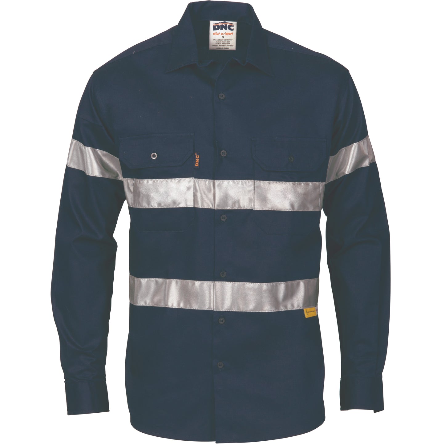 HiVis Drill Shirt with 3M R/Tape - long sleeve
