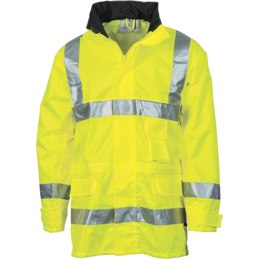 HiVis D/N Breath abl e Rain Jacket with 3M R/Tape